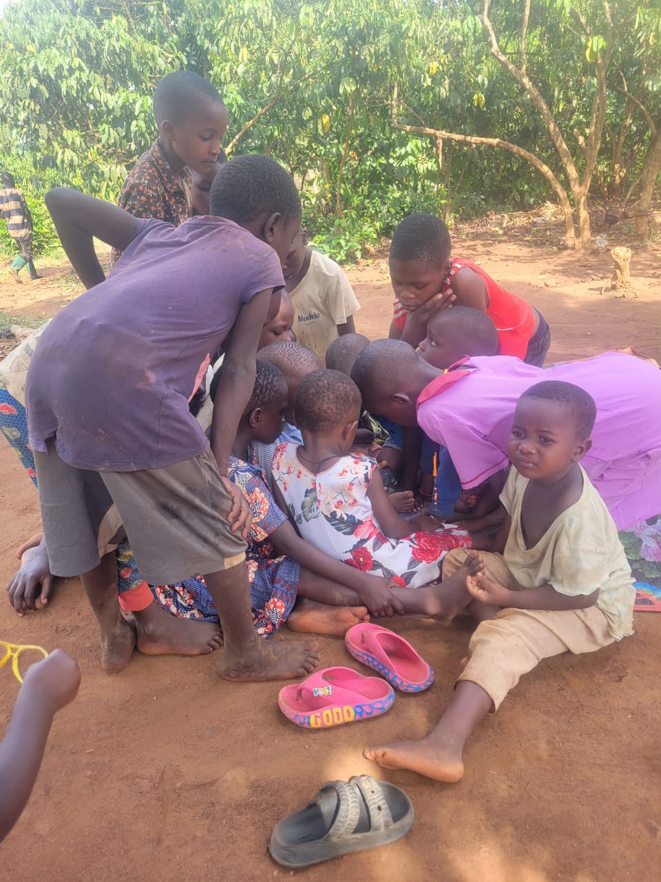 Children at Lil Mom's House